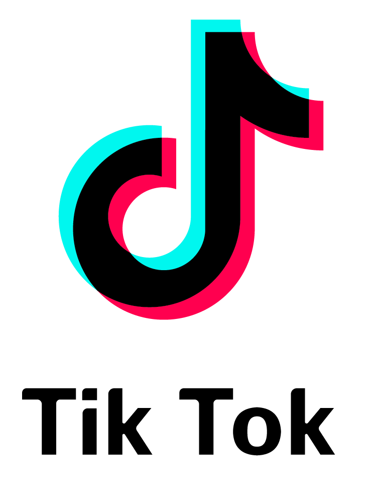 Tik Tok Logo With Font PNG Image