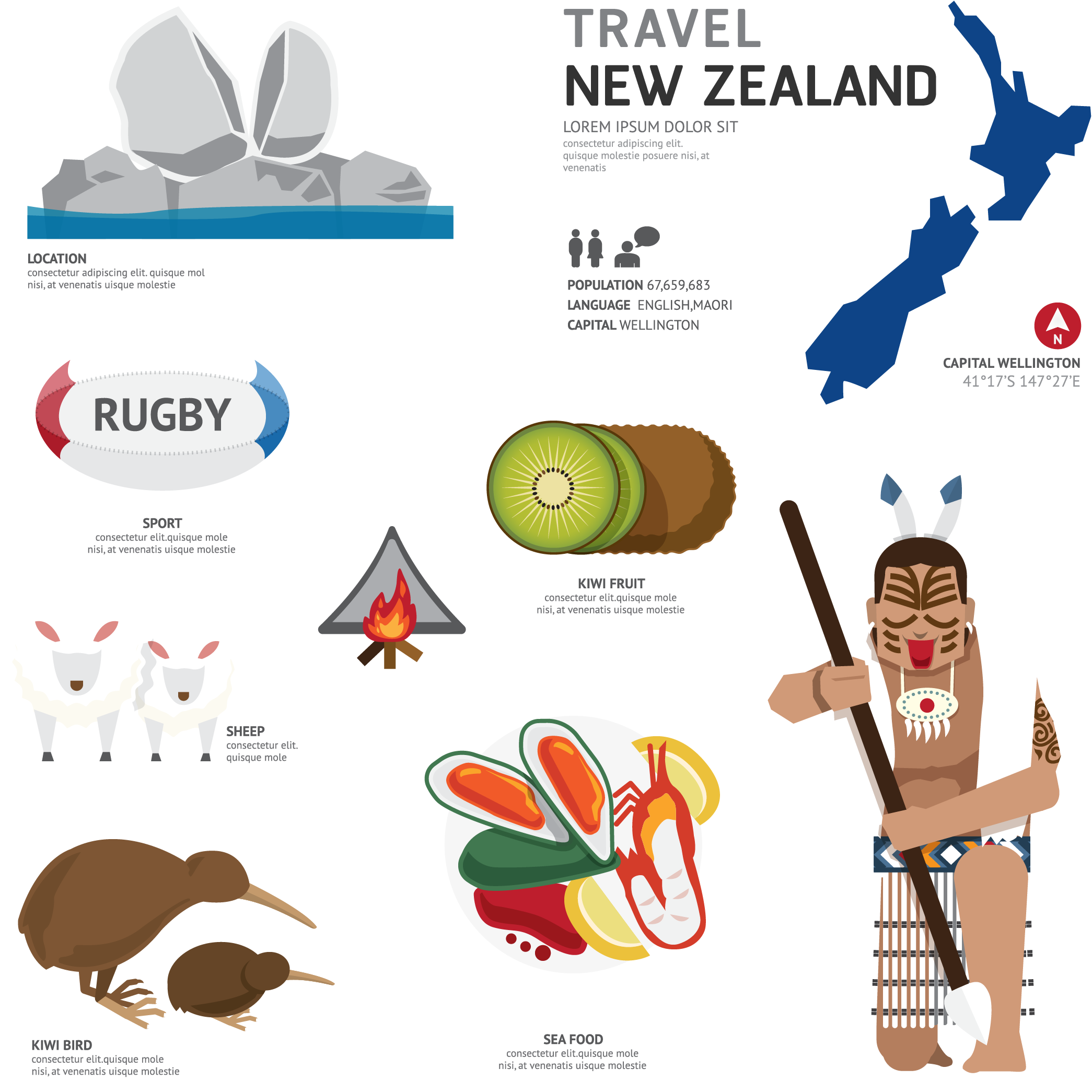 Travel New Zealand PNG Image