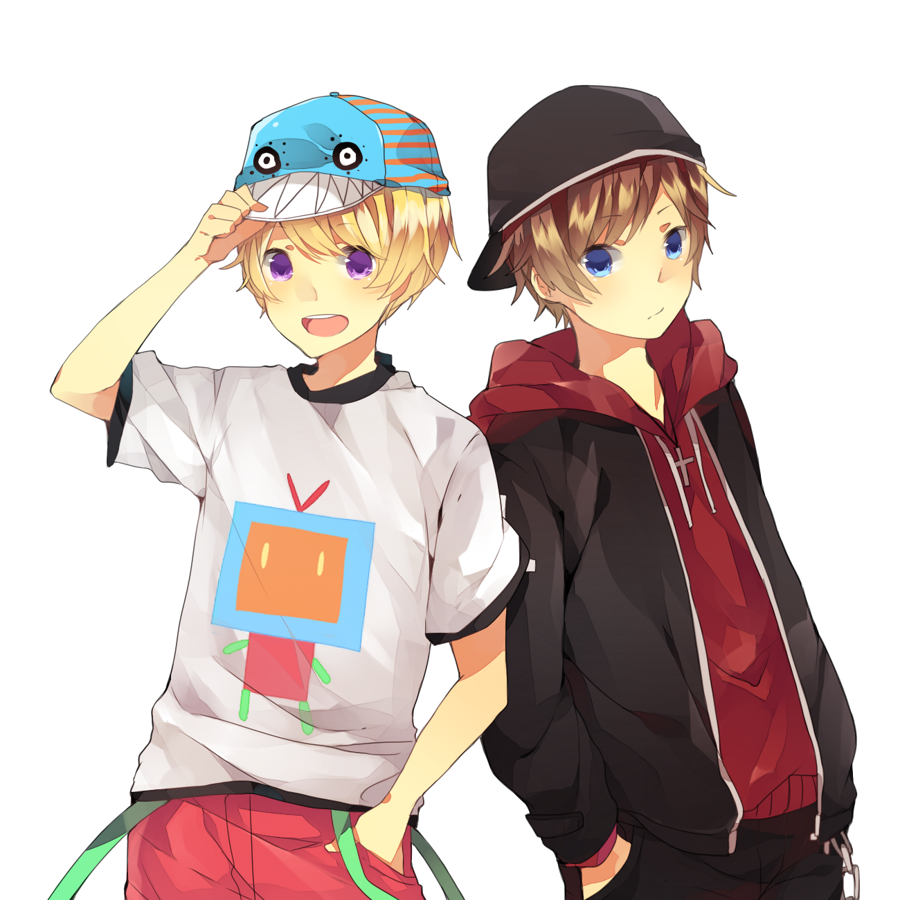 Download Two Anime Boys Png Image For Free