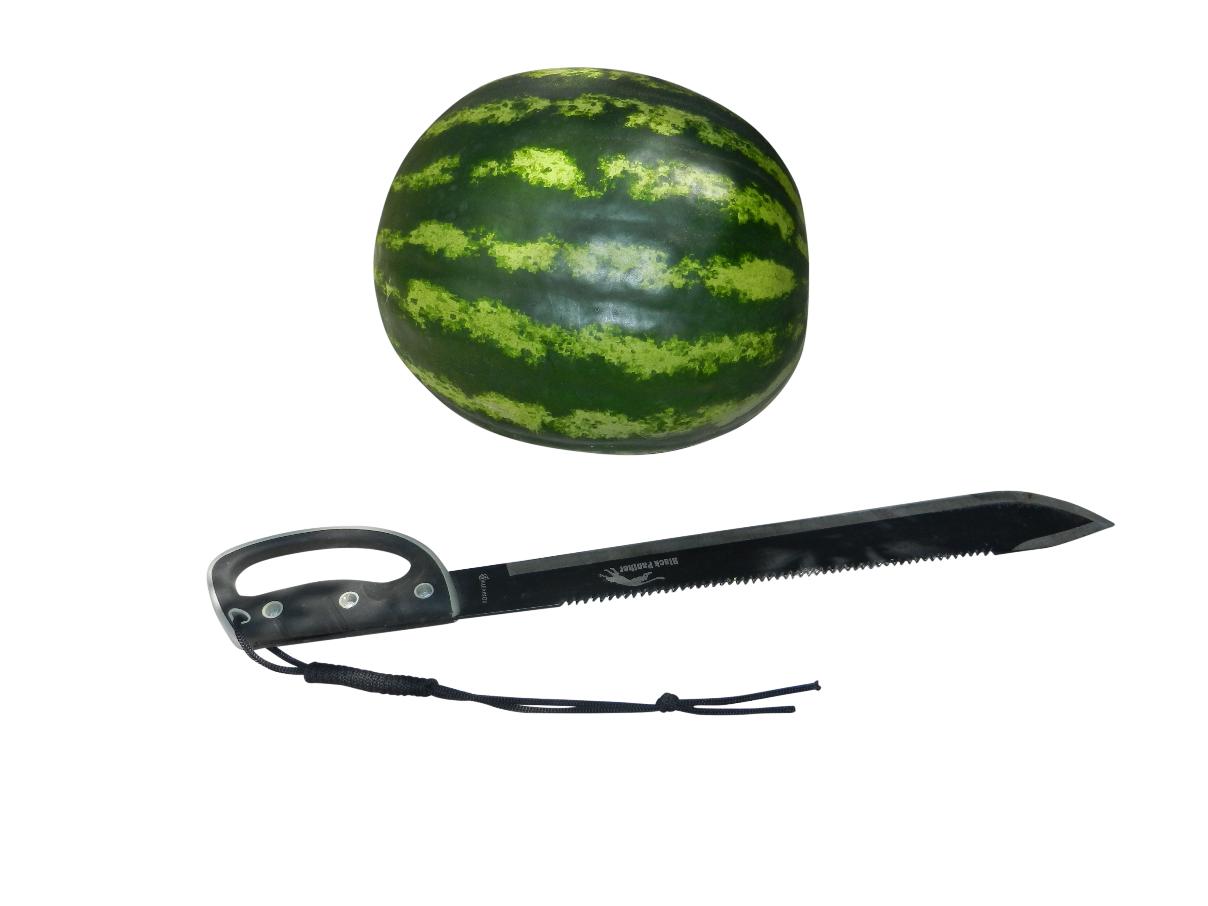 Watermelon with Sword PNG Image