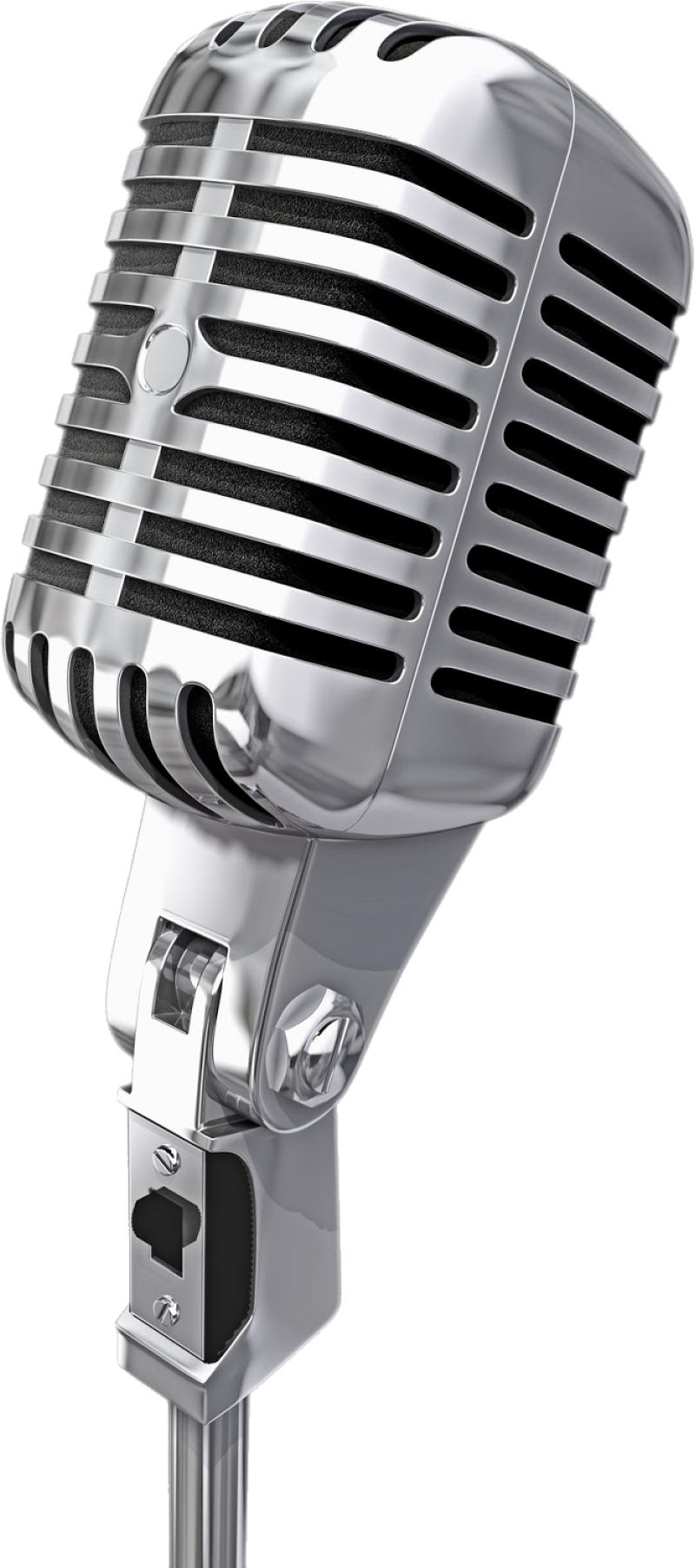 Silver HQ Microphone PNG Image - PurePNG | Free transparent CC0 PNG
