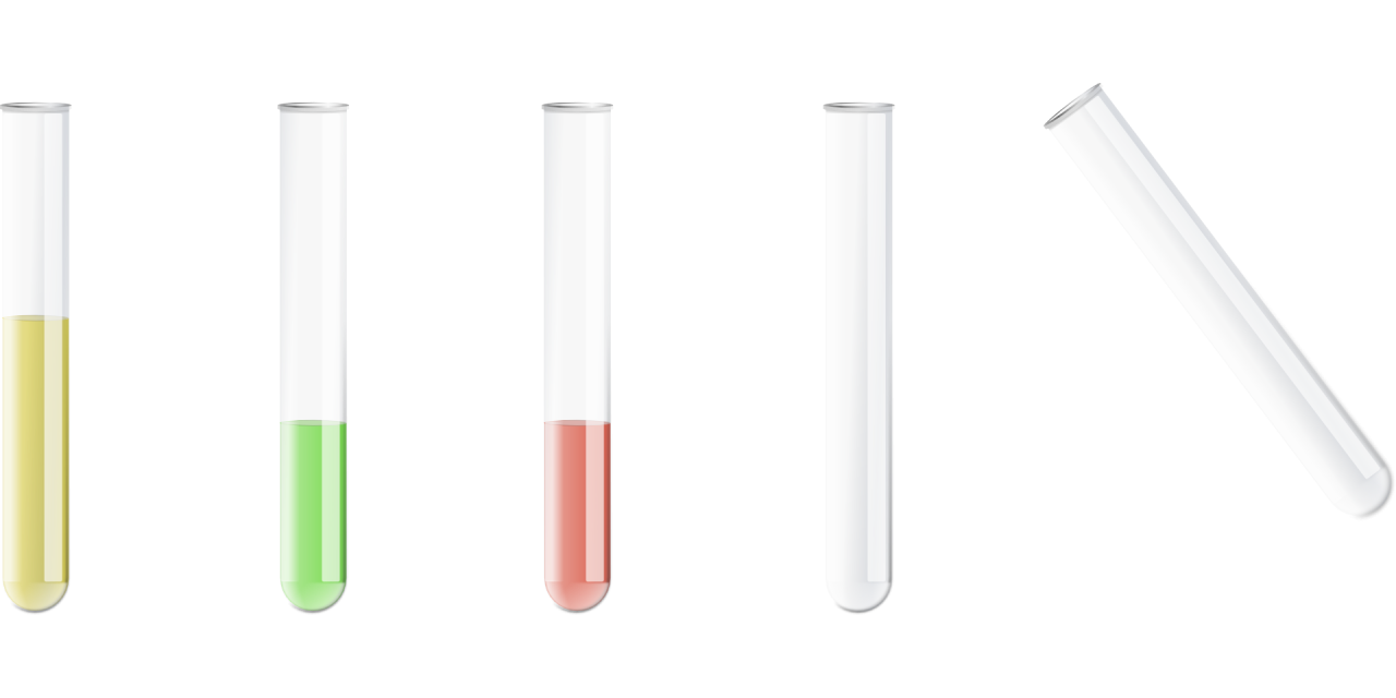 Картинка пробирки без фона