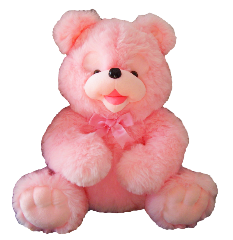 red and pink teddy bear