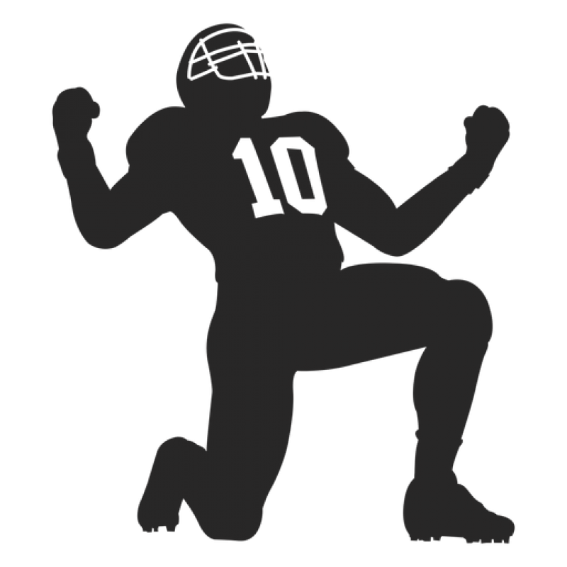 Download American Football Player Clipart PNG Image - PurePNG ...