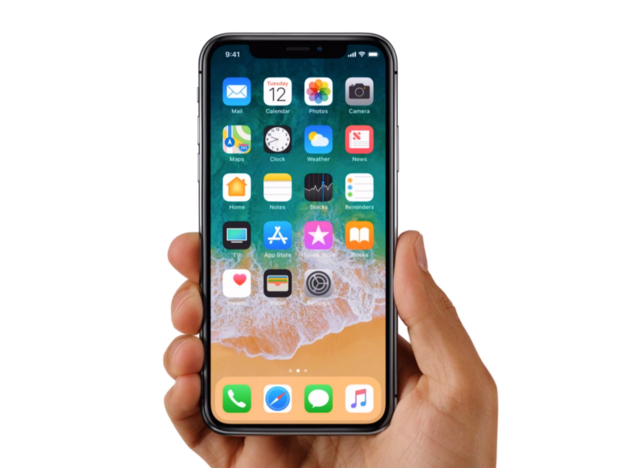 Apple IPhone X In Hands PNG Image   PurePNG | Free Transparent CC0 PNG