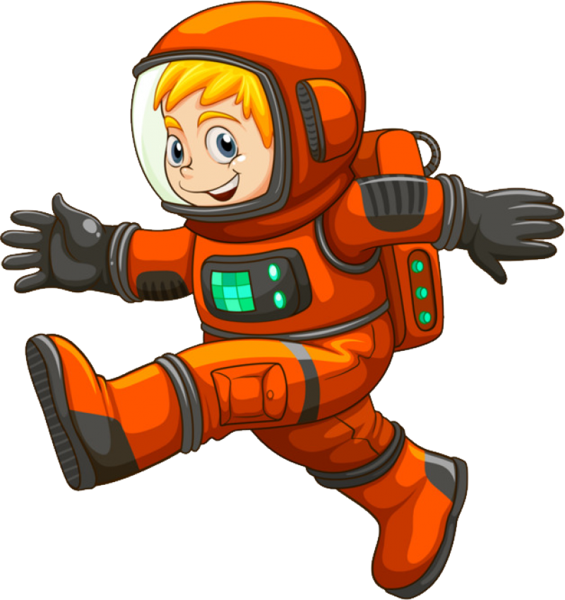 Cartoon Astronaut Png Free Logo Image