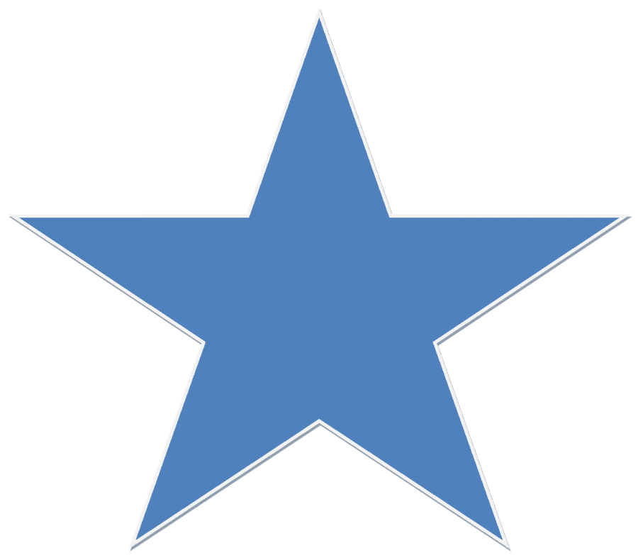 Blue Star SVG