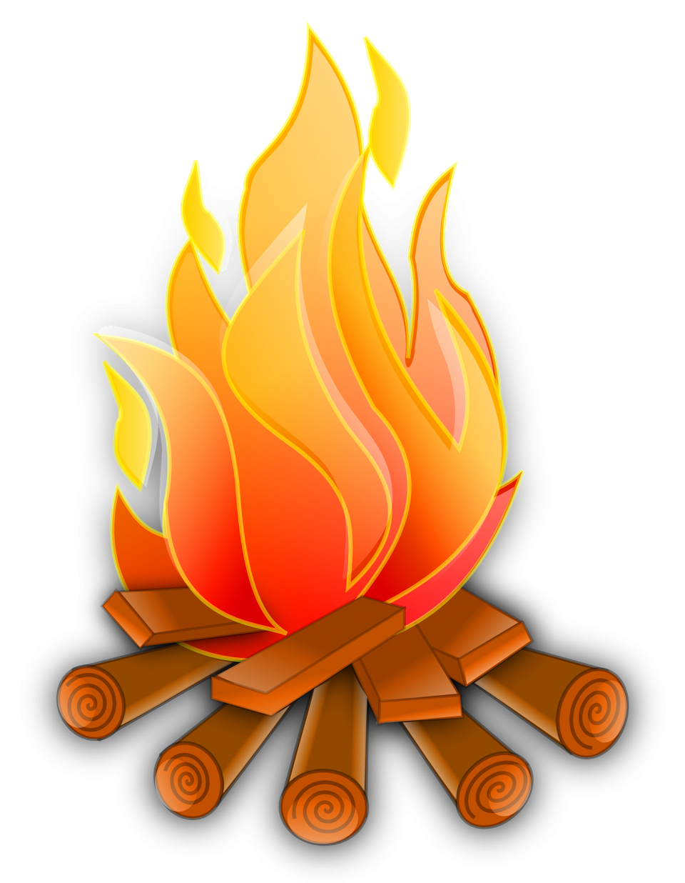 Campfire Vector PNG Image - PurePNG | Free transparent CC0 PNG Image