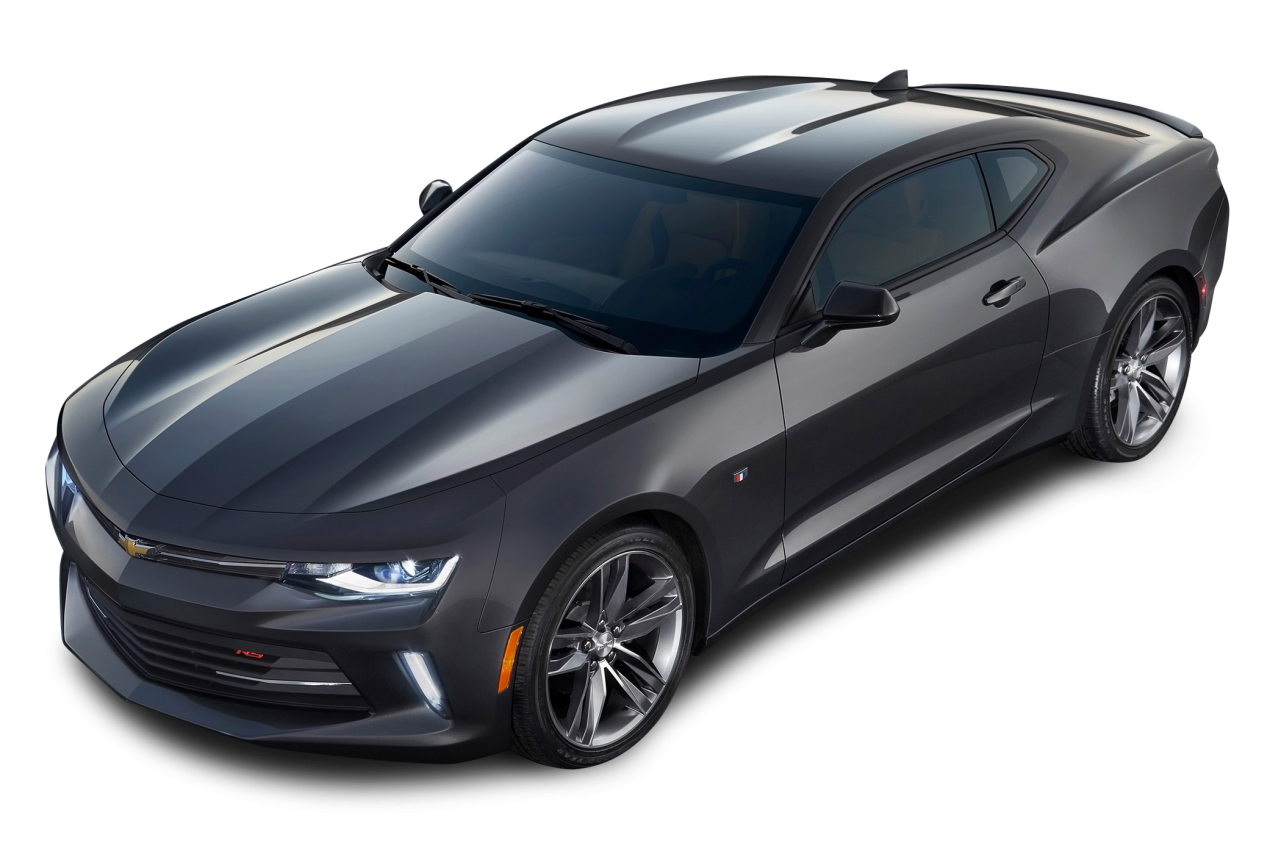 Chevrolet Camaro RS Black Car PNG Image - PurePNG | Free transparent