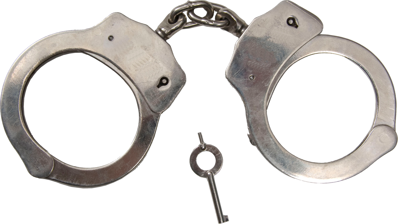 Classic Metal HandCuffs PNG Image - PurePNG | Free transparent CC0 PNG
