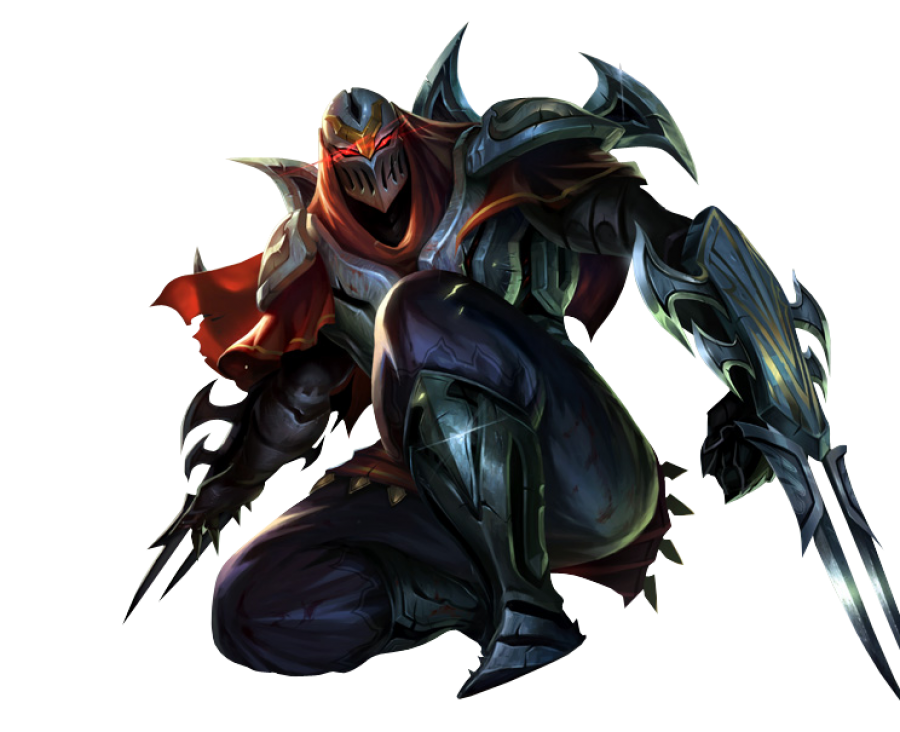 Classic Zed Splashart PNG Image | League Of Legends, Things To Come