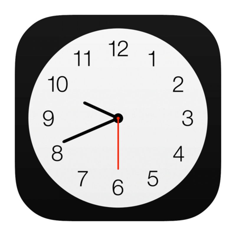 Clock Icon iOS 7 PNG Image - PurePNG | Free transparent ...