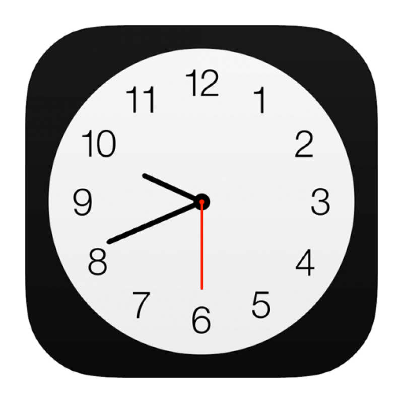 transparent clock apk