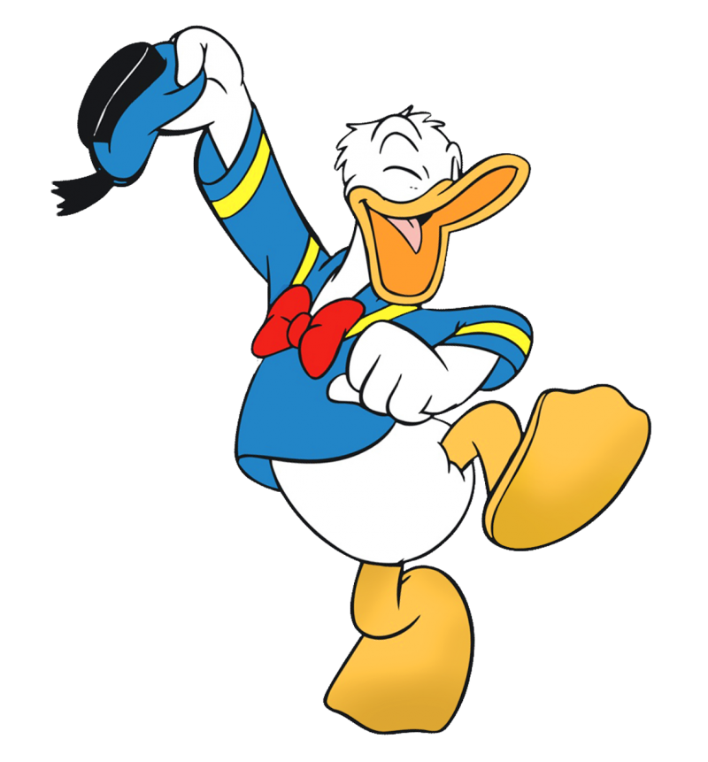 Donald Duck Happy PNG Image - PurePNG | Free transparent CC0 PNG Image ...