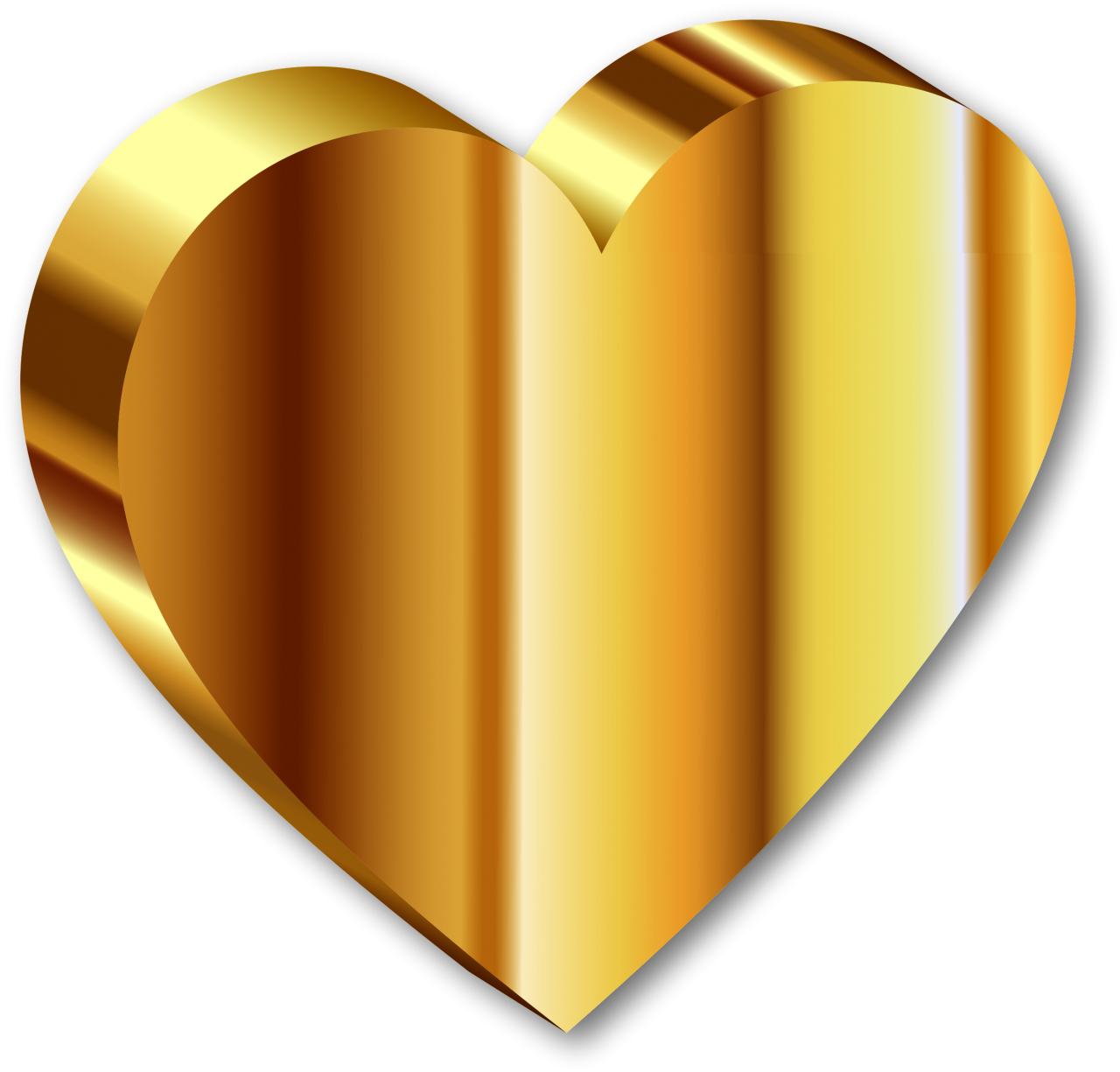 Gold Heart Png Image Purepng Free Transparent Cc0 Png Image Library