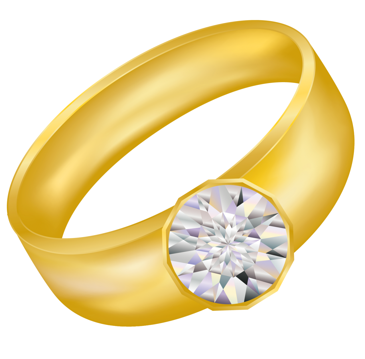 Gold Ring With Diamond PNG Image - PurePNG | Free transparent CC0 PNG ...