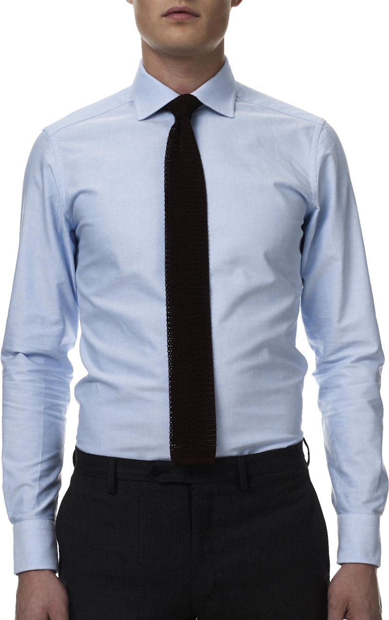 Llight Blue Dress Shirt Black Tie PNG Image - PurePNG | Free ...