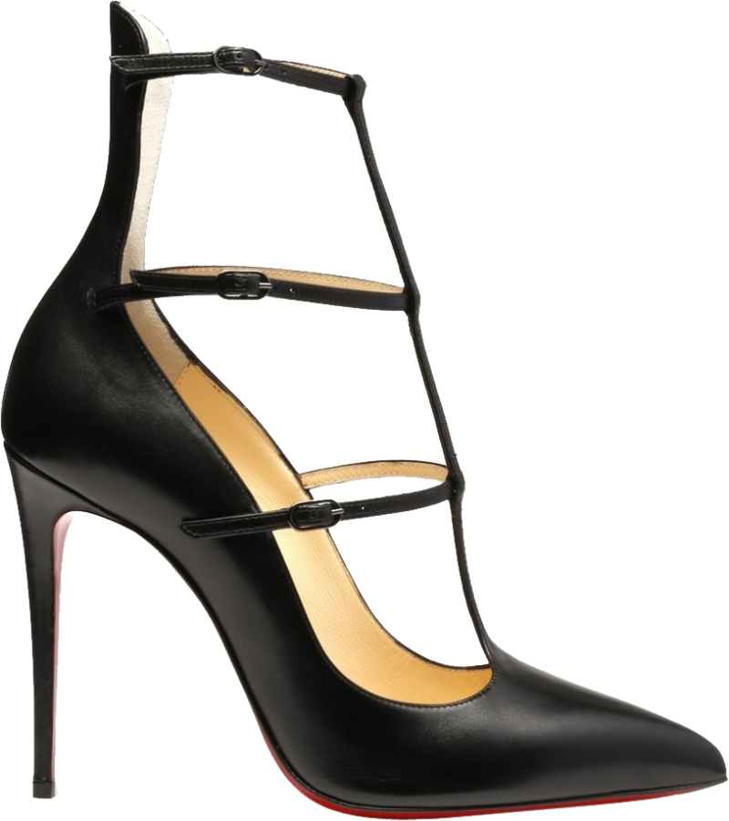 transparent louboutin shoes
