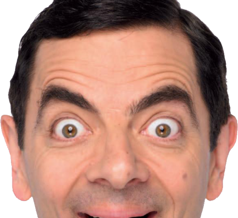 Mr Bean Face PNG