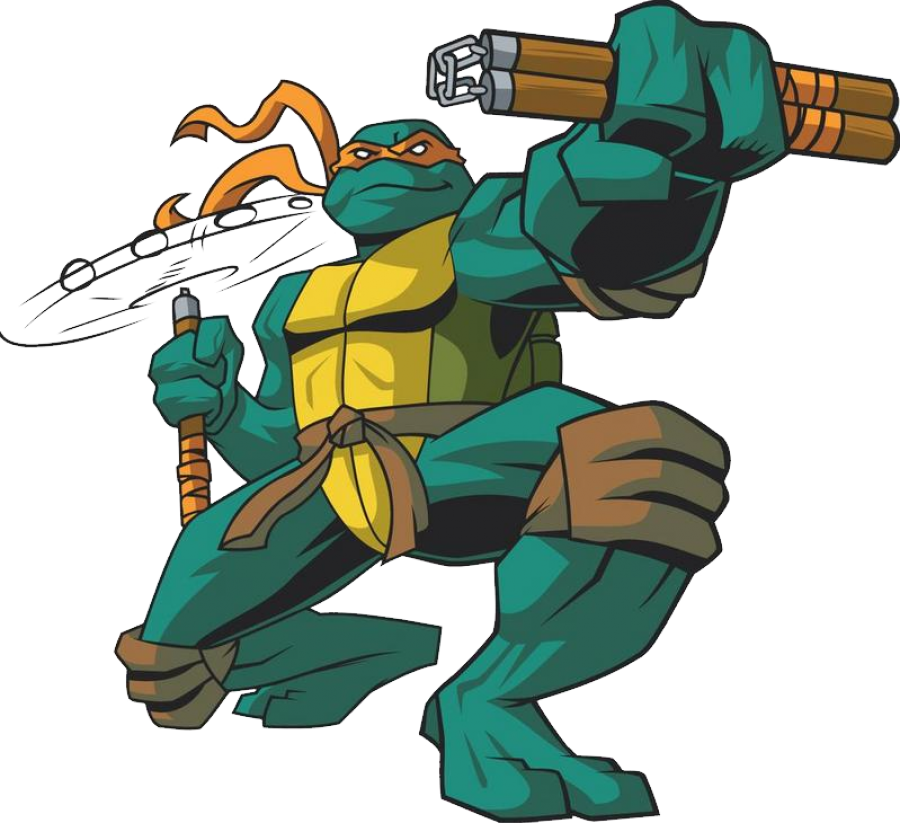 Ninja Tutle Michelangelo- PNG Image - PurePNG | Free transparent CC0 ...