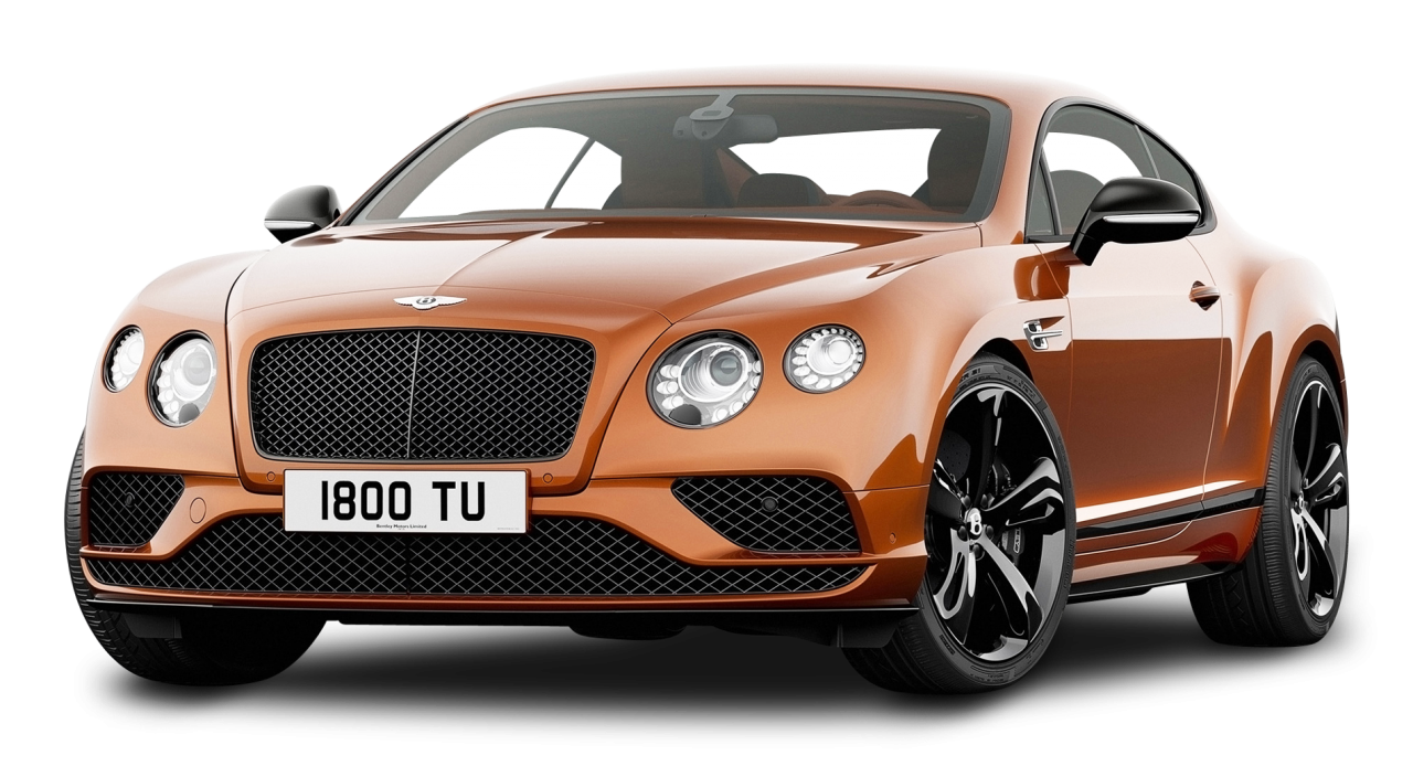 Orange Bentley Continental GT Speed Car PNG Image - PurePNG | Free ...