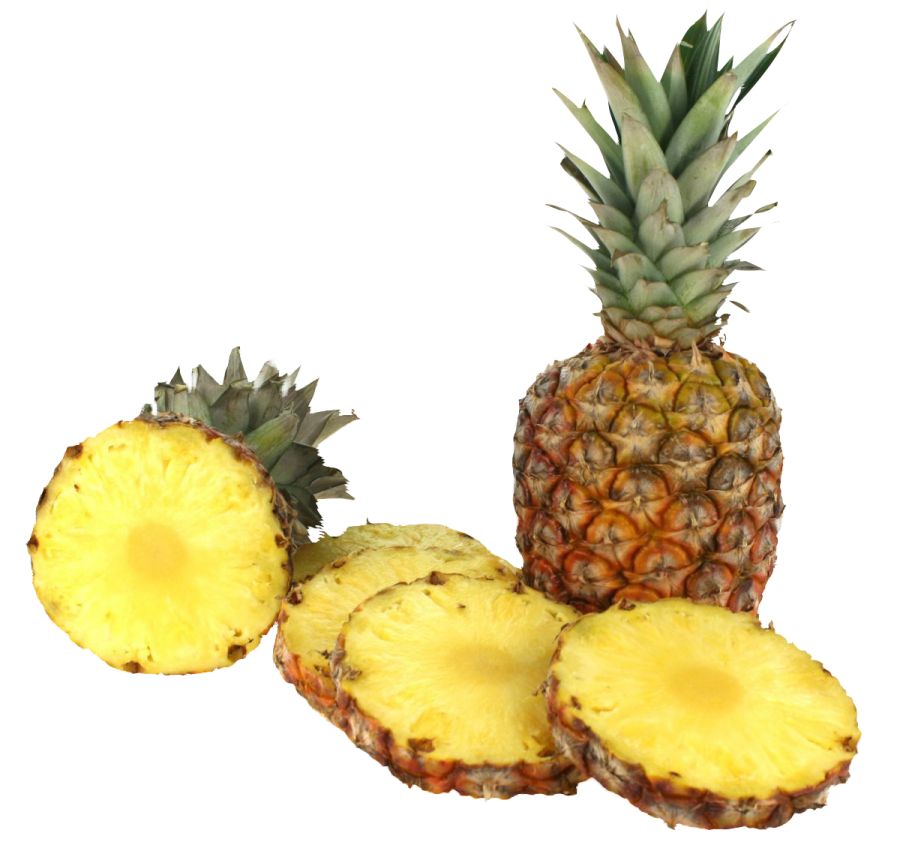 Pineapple with Slices PNG Image PurePNG Free transparent CC0 PNG