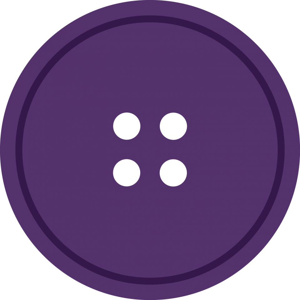 Purple Round Cloth Button With 4 Hole PNG Image - PurePNG | Free ...