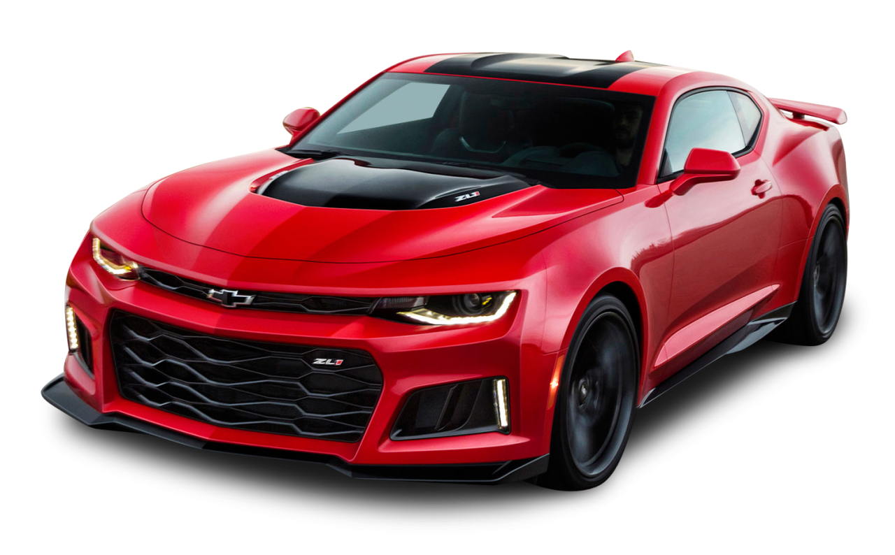 Red Chevrolet Camaro ZL1 Car PNG Image - PurePNG | Free transparent CC0 ...