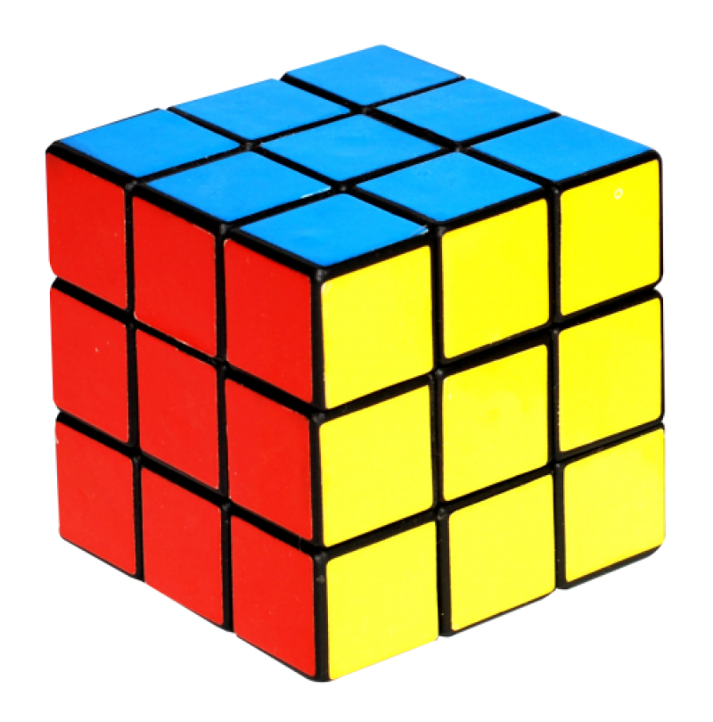 rubiks cube cartoon