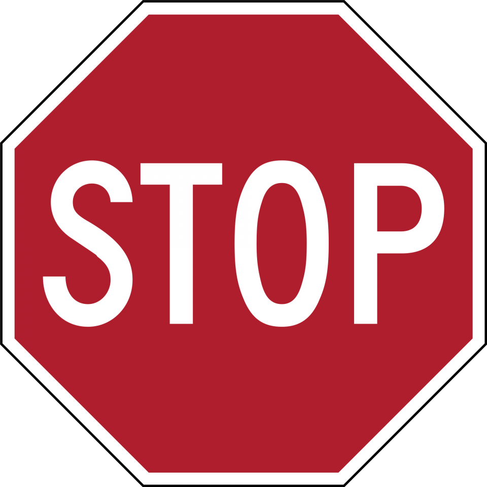 Stop Sign No Background