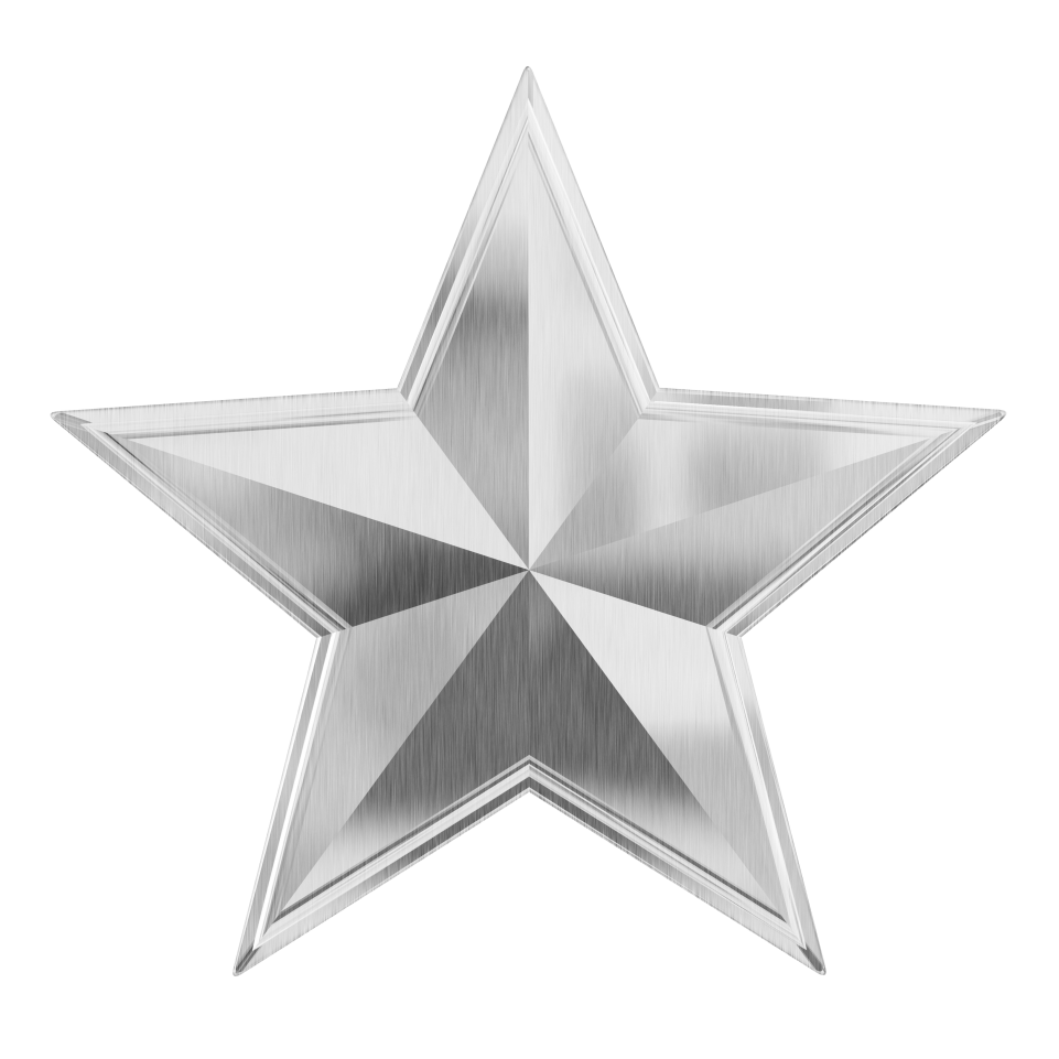 Silver Festive Christmas Star Png Image Purepng Free