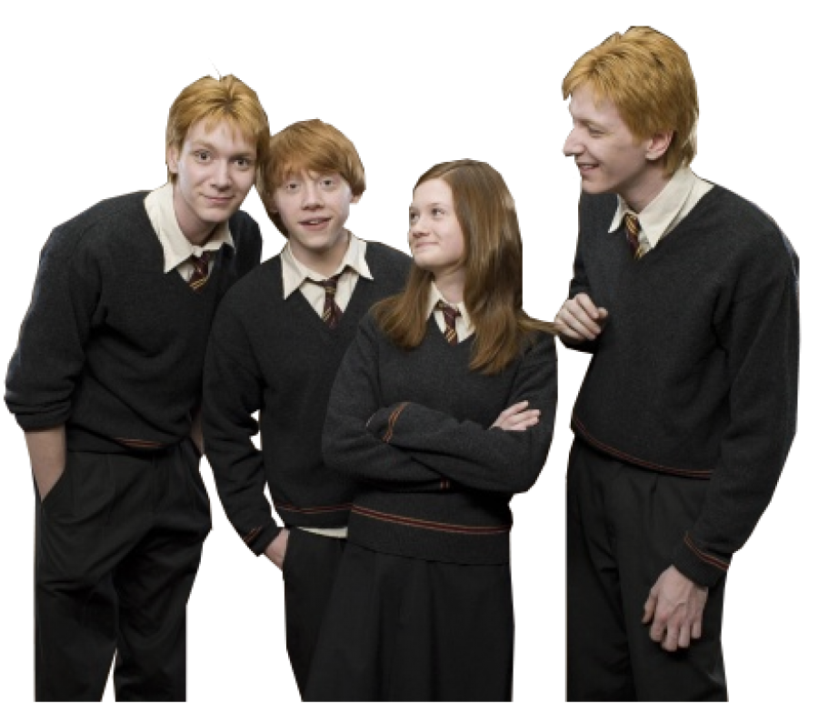 The Weasely Siblings PNG Image - PurePNG | Free transparent CC0 PNG ...