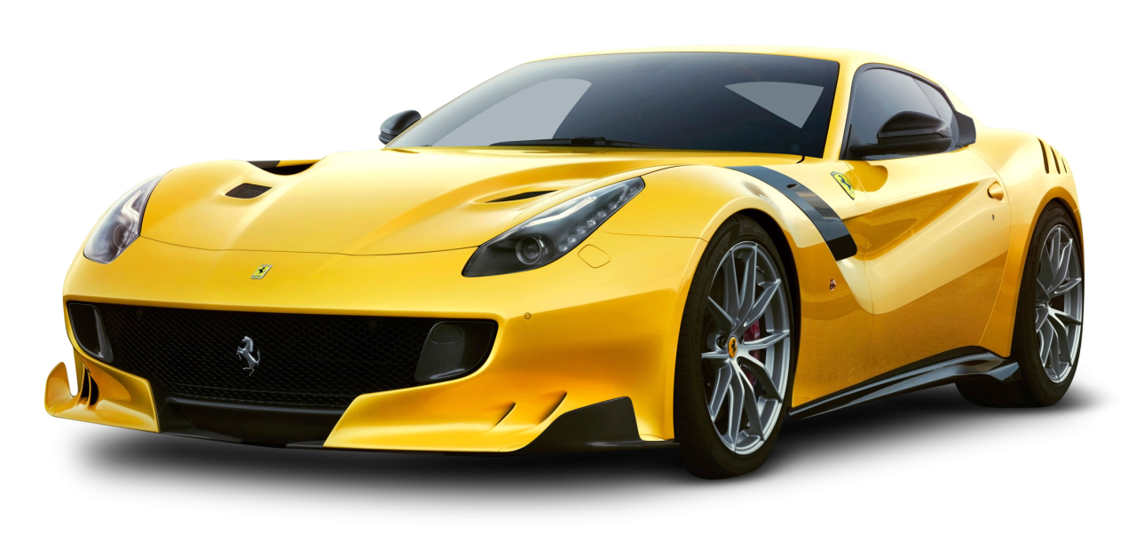 Yellow Ferrari F12tdf Car Png Image Purepng Free Transparent Cc0