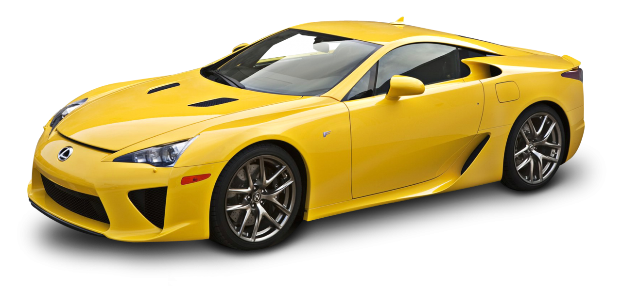 Lexus lfa yellow