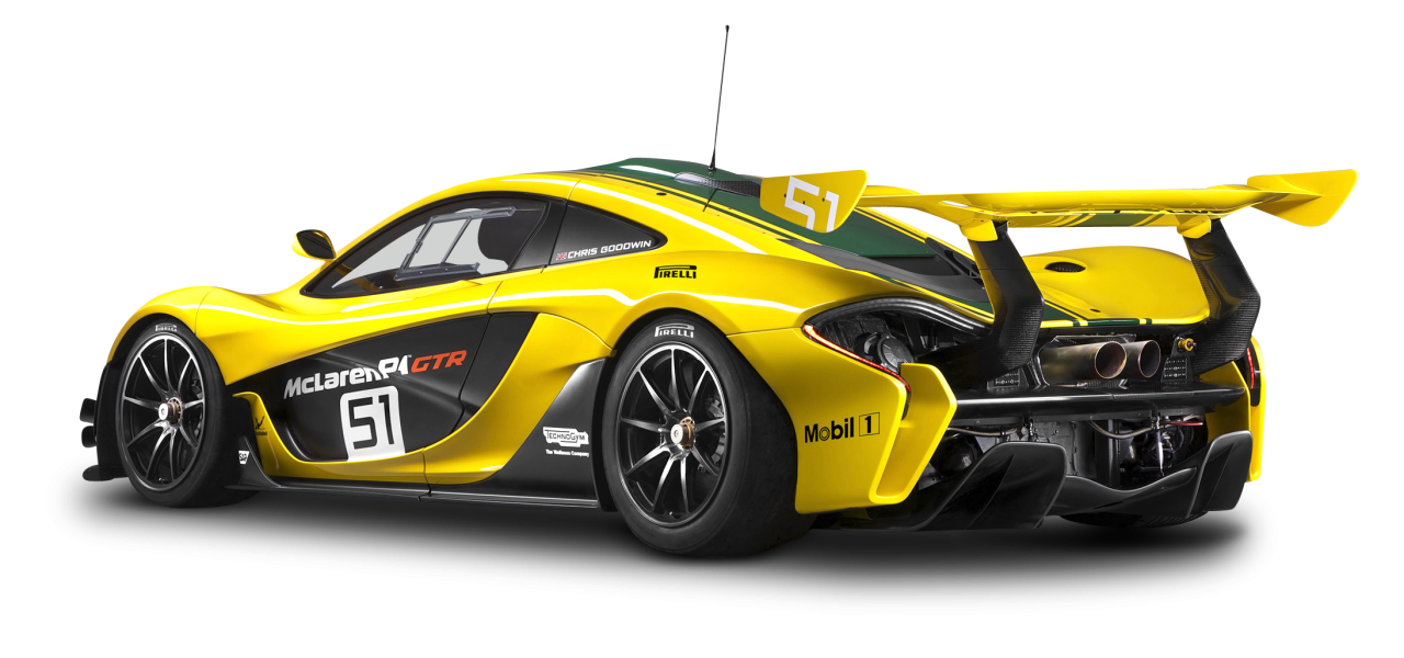 Yellow McLaren P1 GTR Car PNG Image - PurePNG | Free transparent CC0 ...