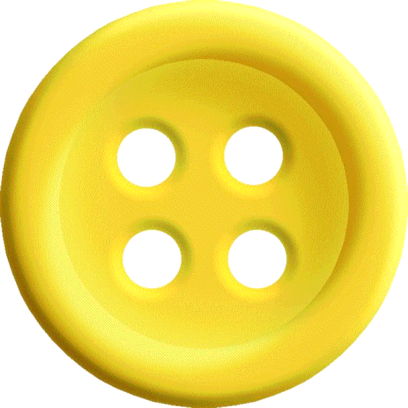 Yellow Sewing Button With Hole Png Image Purepng Free Transparent | My ...
