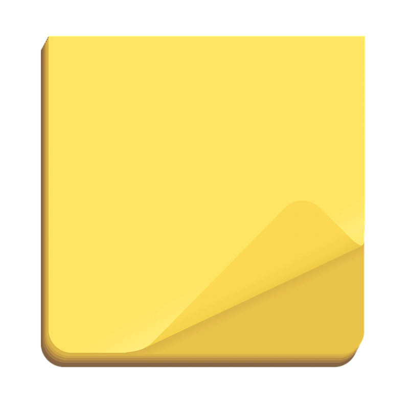 Yellow Sticky Notes PNG Image PurePNG Free transparent CC0 PNG