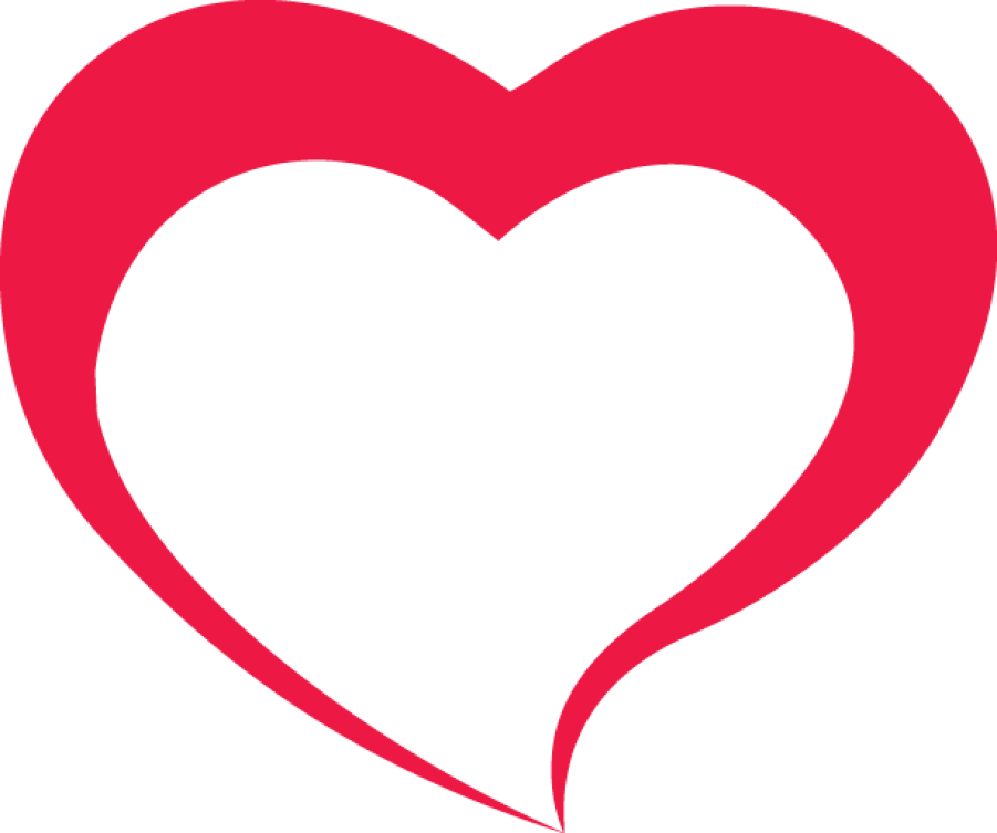Red Outline Heart PNG Image - PurePNG | Free transparent CC0 PNG Image ...