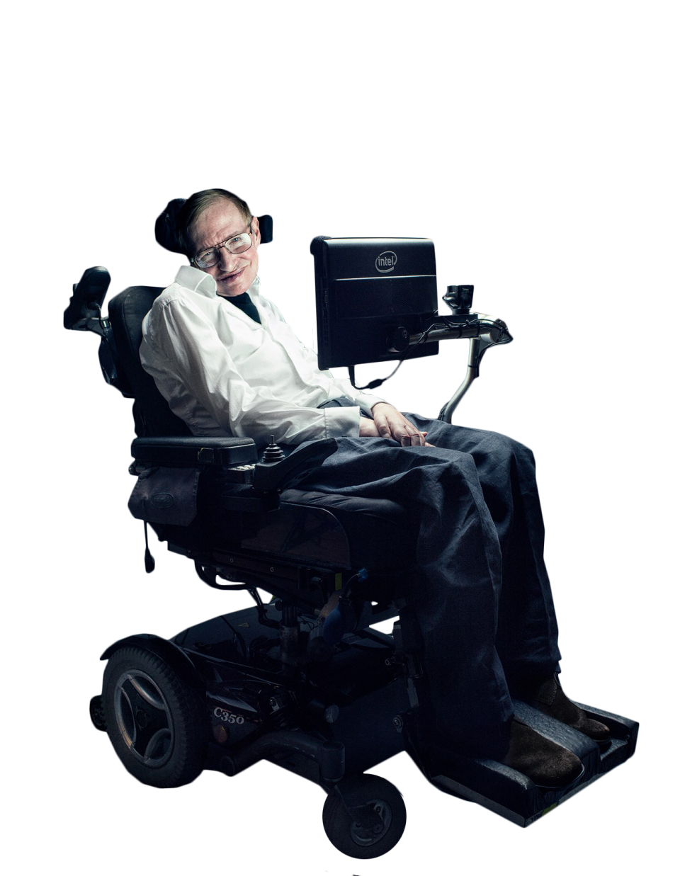 Stephen Hawking in Wheelchair PNG Image - PurePNG | Free transparent