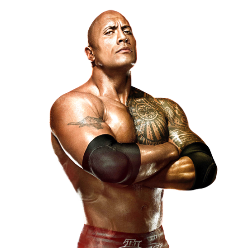 THE ROCK DWAYNE JOHNSON WWE PNG Image PurePNG Free transparent CC0