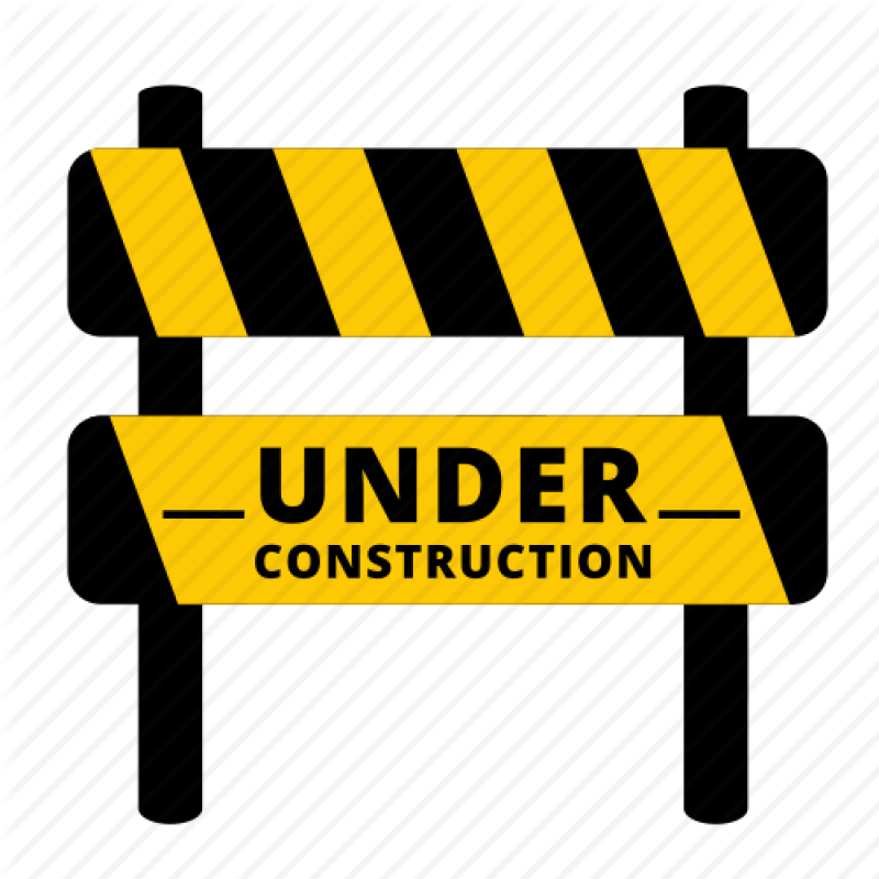Construction Sign Clipart No Background Free Transparent Clipart