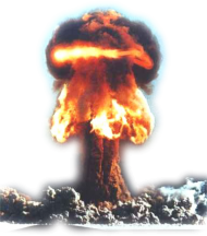Giant Dangerous Explosion PNG