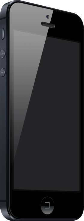 Black Iphone PNG