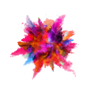 Color Powder Explosion PNG