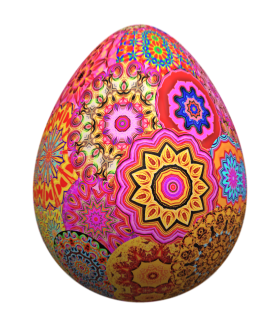 Colorful Easter Eff PNG