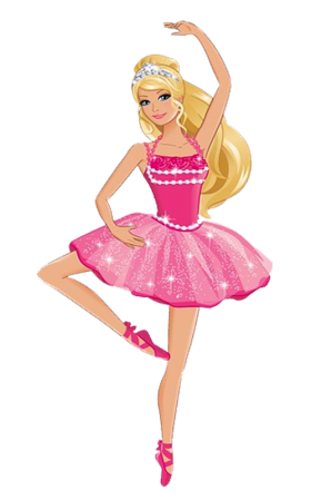 Dancing Barbie Girl PNG
