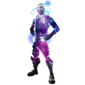 Fortnite Galaxy Skin With Effects PNG