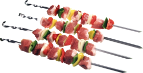 Four Meat Skewer PNG
