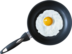 Frying pan fried egg PNG