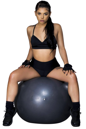 Gina Valentina Black Bikini Ball PNG